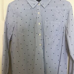 Tommy Hilfiger Blue Casual Button Down Shirt.